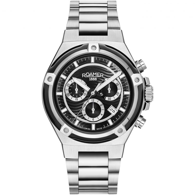 Roamer Men's 221837-41-55-20 Tempomatser Chronograph Watch