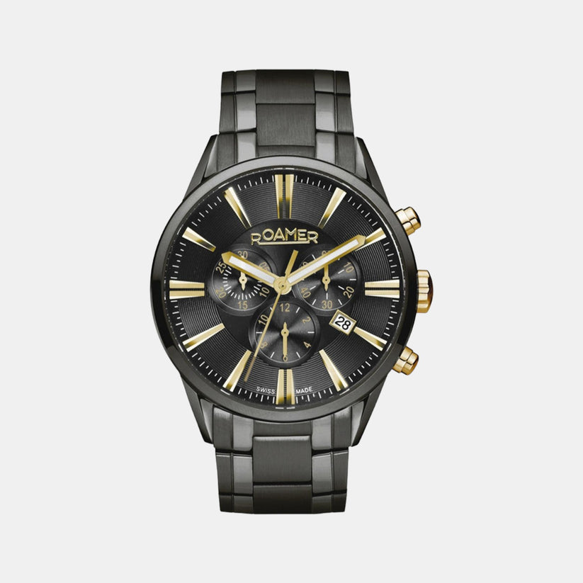 Roamer Men's Superior Chrono Stainless Steel Watch 508837 45 85 50