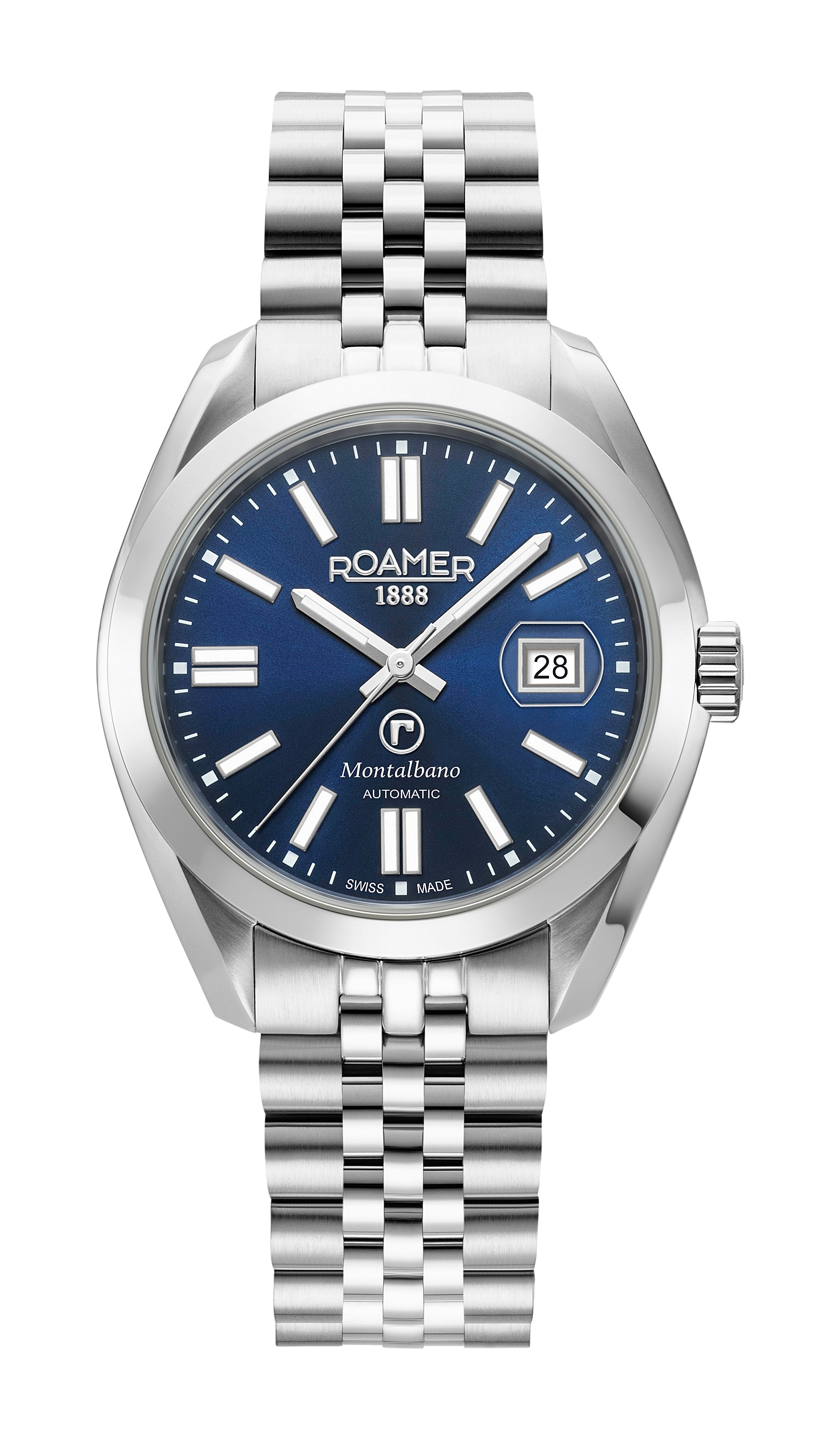 Roamer Men's Montalbano Automatic Stainless Steel Watch 996983 41 45 20