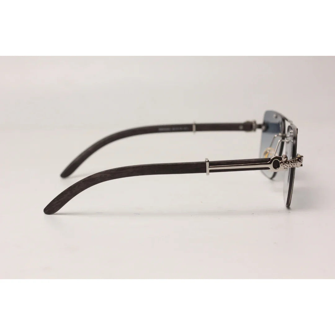 Cartier - RR41 - Double Bridge - Rimless - Metal - Rectangle - Sunglasses - Eyewear