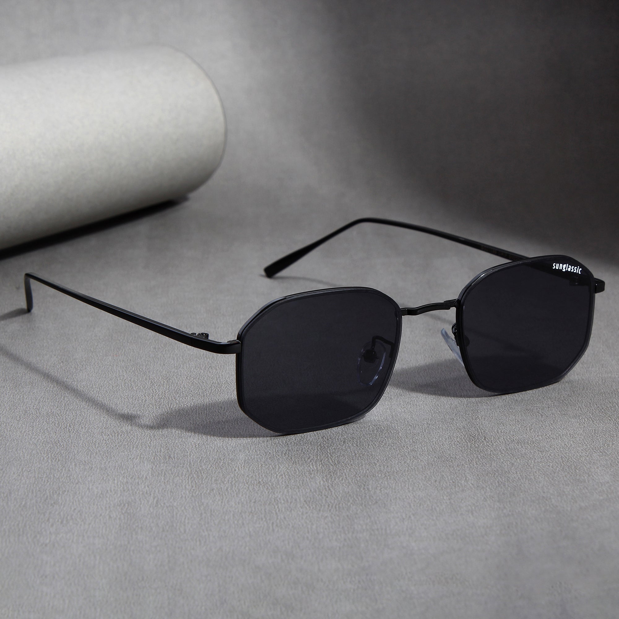Drip. Black Rectangle Sunglasses