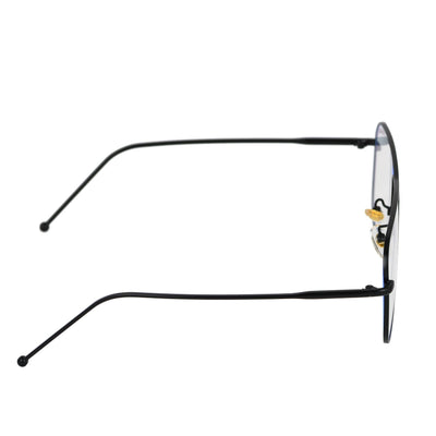 The Godfather Black Clear Square Sunglasses