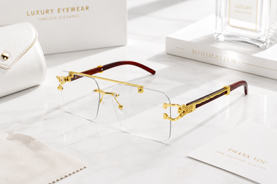 Gold Rimless Eyewear