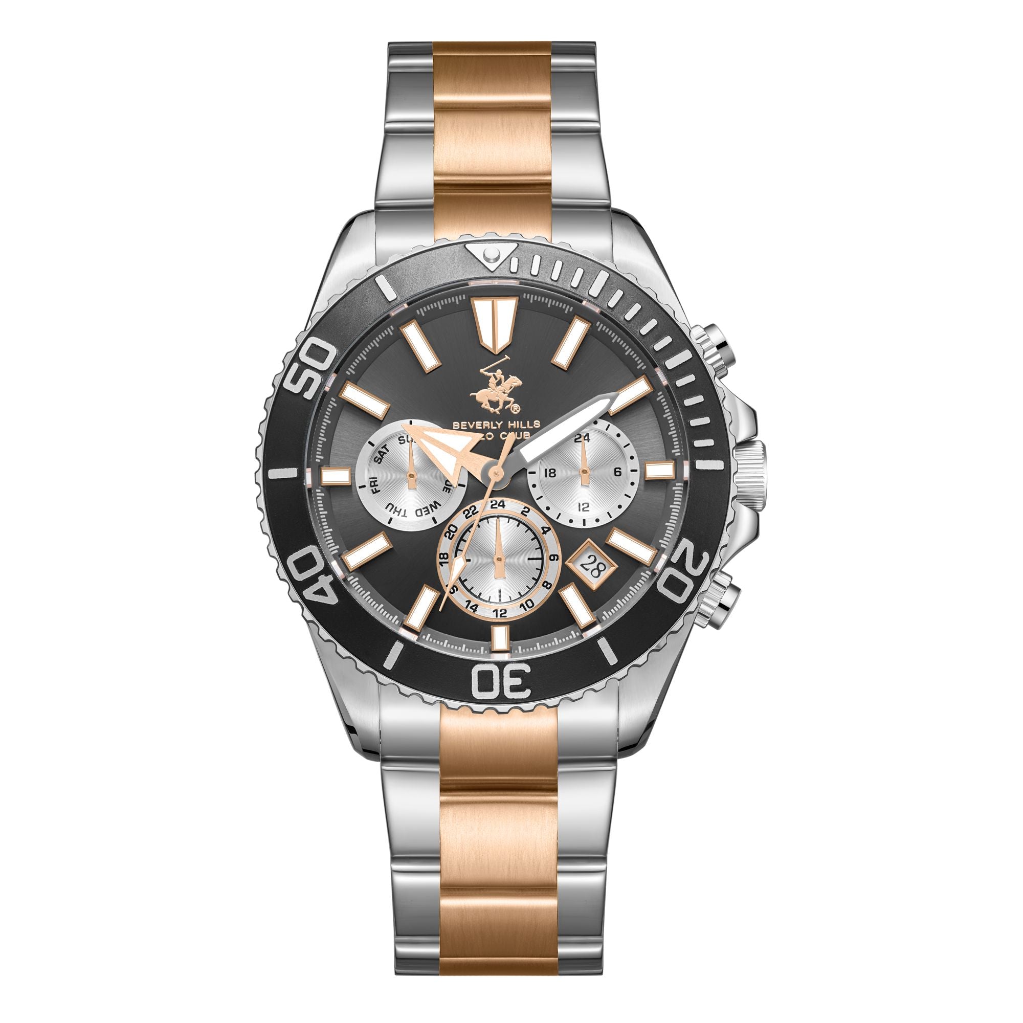 Polo Men's Stainless Steel Multifunction Watch BP3721X.560