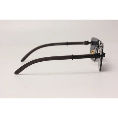 Cartier - RR41  - Double Bridge - Rimless - Metal - Rectangle - Sunglasses - Eyewear