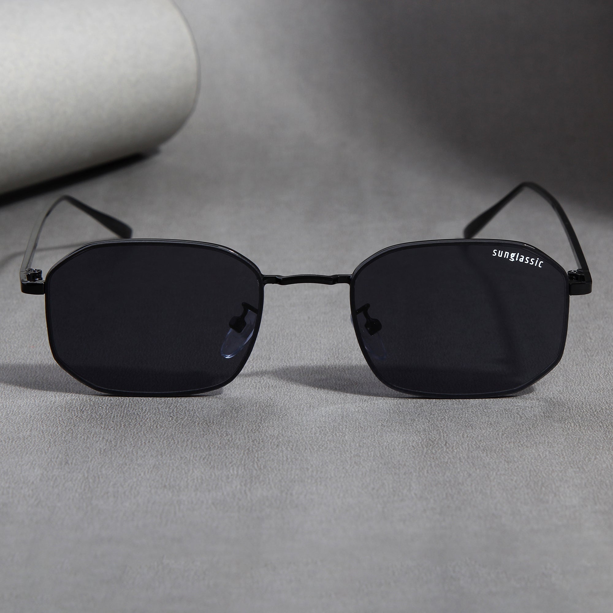 Drip. Black Rectangle Sunglasses