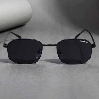 Drip. Black Rectangle Sunglasses