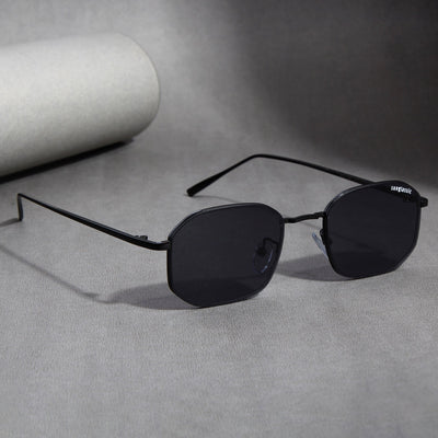 Drip. Black Rectangle Sunglasses