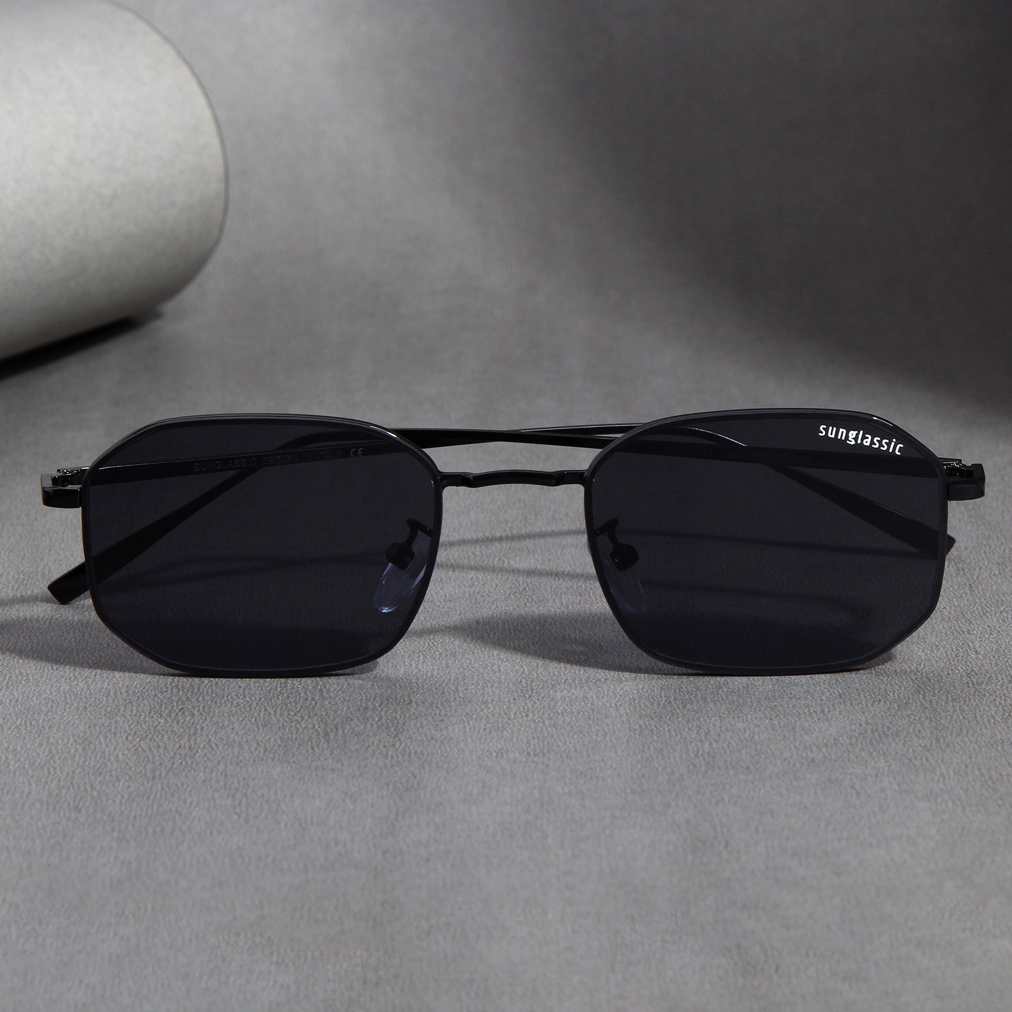Drip. Black Rectangle Sunglasses