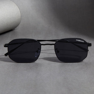 Drip. Black Rectangle Sunglasses