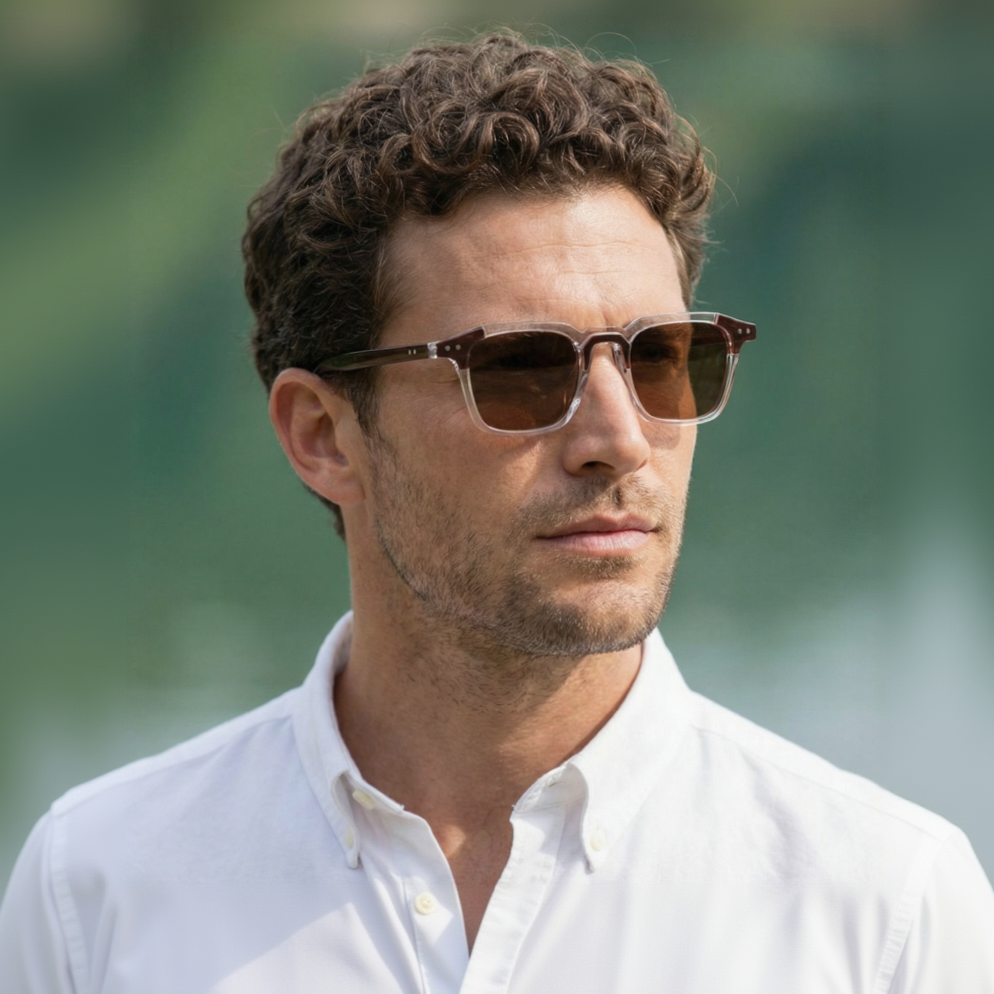 Kingsman Full Brown Square Sunglasses