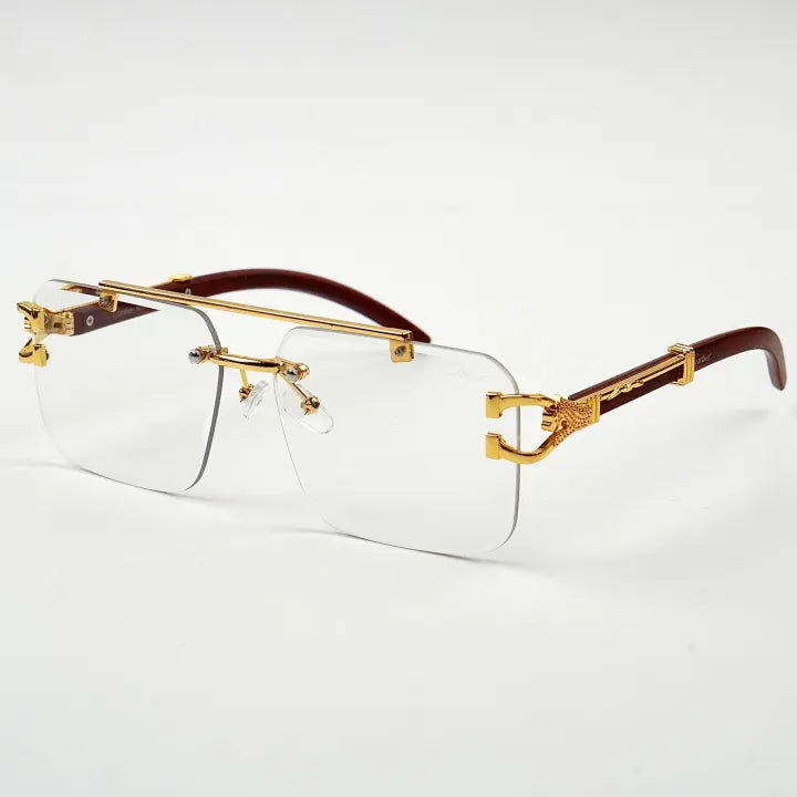 Gold Rimless Eyewear