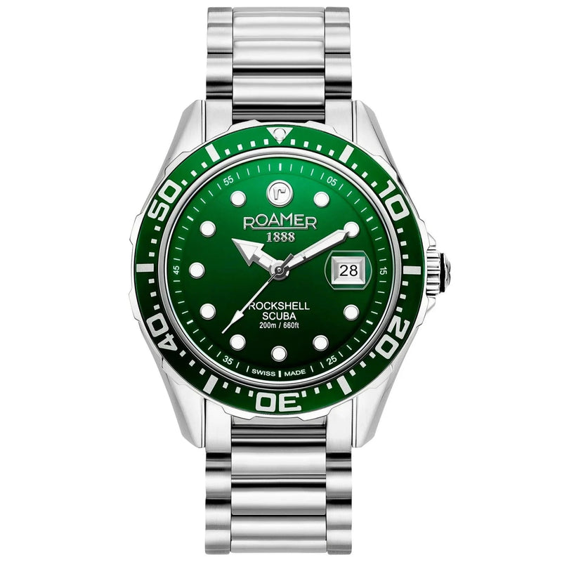 Roamer Men's Rockshell Scuba Stainless Steel Bracelet Watch 220858 41 75 50