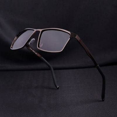 RideX Edition – Brown Rectangle Sunglasses | UV400 Polarized | Unisex