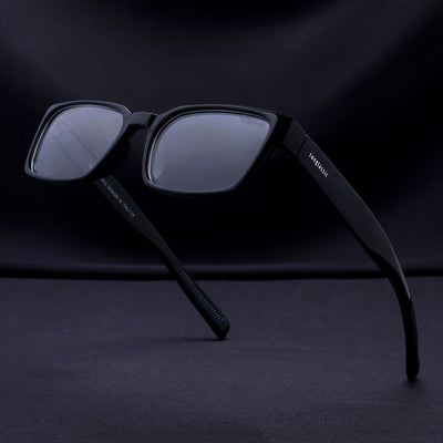 Sydney – Black Clear Rectangle Sunglasses | Anti-Blue Light | UV400
