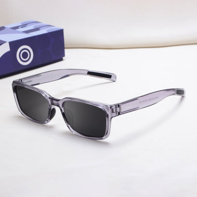 Sydney – Grey Black Rectangle Sunglasses | UV400 Polarized