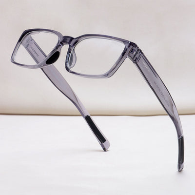 Sydney Edition – Grey Clear Rectangle Sunglasses | Anti-Blue Light | UV400