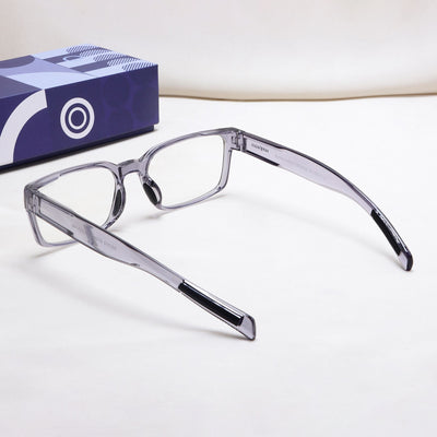 Sydney Edition – Grey Clear Rectangle Sunglasses | Anti-Blue Light | UV400