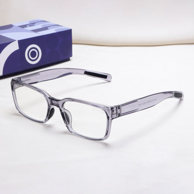 Sydney Edition – Grey Clear Rectangle Sunglasses | Anti-Blue Light | UV400